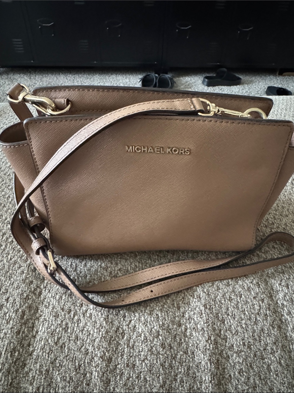 Michael Kors Brown/Tan Crossbody Shoulder Bag